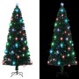 Artificial Christmas tree with stand/LED 240 cm fiber optic by vidaXL, Christmas trees - Ref: Foro24-284304, Price: 127,12 €,...