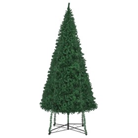 Árbol de Navidad artificial con soporte verde 500 cm