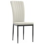 Esszimmerstühle, 2 Einheiten, cremefarbener Samt von vidaXL, Essstühle - Ref: Foro24-326102, Preis: 93,53 €, Rabatt: %