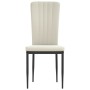 Esszimmerstühle, 2 Einheiten, cremefarbener Samt von vidaXL, Essstühle - Ref: Foro24-326102, Preis: 93,53 €, Rabatt: %