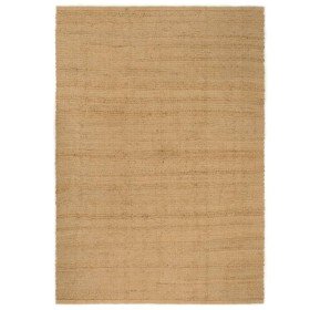 Alfombra rectangular yute natural 80x160 cm