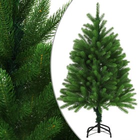 Árbol artificial de Navidad con hojas realistas 120 cm verde