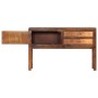 Sideboard aus massivem Mangoholz, 118 x 30 x 75 cm von vidaXL, Sideboards - Ref: Foro24-247965, Preis: 198,86 €, Rabatt: %
