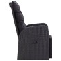 Reclining garden armchairs with cushions 2 pcs black PE rattan by vidaXL, Garden chairs - Ref: Foro24-319544, Price: 336,74 €...
