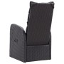 Reclining garden armchairs with cushions 2 pcs black PE rattan by vidaXL, Garden chairs - Ref: Foro24-319544, Price: 336,74 €...