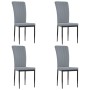 Sillas de comedor 4 unidades terciopelo gris claro von vidaXL, Essstühle - Ref: Foro24-326104, Preis: 137,25 €, Rabatt: %