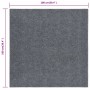 Gray dirt trapper doormat mat 100x100 cm by vidaXL, Rugs - Ref: Foro24-327174, Price: 28,73 €, Discount: %