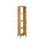 Regal aus massivem Mangoholz, 40 x 30 x 175 cm von vidaXL, Bücherregale und Regale - Ref: Foro24-247968, Preis: 248,95 €, Rab...