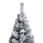 Green slim artificial Christmas tree with snow PVC 240 cm by vidaXL, Christmas trees - Ref: Foro24-320956, Price: 64,35 €, Di...