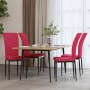 Esszimmerstühle 4 Einheiten aus rotem Samt von vidaXL, Essstühle - Ref: Foro24-326109, Preis: 206,56 €, Rabatt: %