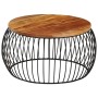 Massivholz-Recycling-Couchtisch Ø68 cm von vidaXL, Couchtisch - Ref: Foro24-338022, Preis: 121,83 €, Rabatt: %