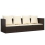 Gartenliegesofa mit Kissen aus braunem synthetischem Rattan von vidaXL, Liegen - Ref: Foro24-319563, Preis: 225,83 €, Rabatt: %