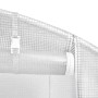 Gewächshaus mit weißer Stahlstruktur 42 m² 14x3x2 m von vidaXL, Gewächshäuser - Ref: Foro24-3188055, Preis: 487,74 €, Rabatt: %
