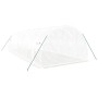 Greenhouse with white steel structure 24 m² 8x3x2 m by vidaXL, Greenhouses - Ref: Foro24-3188052, Price: 301,10 €, Discount: %