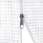 Greenhouse with white steel structure 24 m² 8x3x2 m by vidaXL, Greenhouses - Ref: Foro24-3188052, Price: 301,10 €, Discount: %
