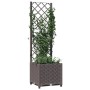 Pflanzgefäß mit braunem PP-Gitter 40x40x136 cm von vidaXL, Töpfe und Pflanzgefäße - Ref: Foro24-318259, Preis: 54,93 €, Rabat...