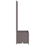 Pflanzgefäß mit braunem PP-Gitter 40x40x136 cm von vidaXL, Töpfe und Pflanzgefäße - Ref: Foro24-318259, Preis: 54,93 €, Rabat...