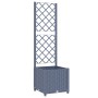 Rankgitter-Pflanzkübel aus PP in Dunkelgrau 40x40x136 cm von vidaXL, Töpfe und Pflanzgefäße - Ref: Foro24-318249, Preis: 58,6...