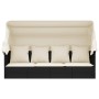 Gartenliegesofa mit Markise und schwarzen synthetischen Rattankissen von vidaXL, Liegen - Ref: Foro24-319566, Preis: 250,55 €...