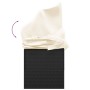 Sofá tumbona de jardín con toldo cojines ratán sintético negro de vidaXL, Tumbonas - Ref: Foro24-319566, Precio: 250,55 €, De...