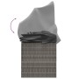 Gartenliegesofa mit Markise Kissen aus synthetischem Rattan in Grau von vidaXL, Liegen - Ref: Foro24-319568, Preis: 263,11 €,...