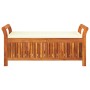 Garten-Aufbewahrungsbank mit Kissen aus massivem Akazienholz 126cm von vidaXL, Gartenbänke - Ref: Foro24-319715, Preis: 175,4...