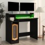 Schreibtisch mit LED-Licht, schwarzes Sperrholz, 97x45x90 cm von vidaXL, Schreibtische - Ref: Foro24-805553, Preis: 74,80 €, ...