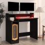 Escritorio con luz LED madera contrachapada negro 97x45x90 cm de vidaXL, Escritorios - Ref: Foro24-805553, Precio: 74,58 €, D...