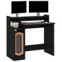 Schreibtisch mit LED-Licht, schwarzes Sperrholz, 97x45x90 cm von vidaXL, Schreibtische - Ref: Foro24-805553, Preis: 74,80 €, ...