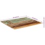 Rectangular solid wood table top 70x80 cm 15-16 mm by vidaXL, Table tops - Ref: Foro24-286049, Price: 96,24 €, Discount: %