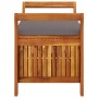 Garden storage bench with cushion solid acacia wood 91 cm by vidaXL, garden benches - Ref: Foro24-319716, Price: 138,67 €, Di...