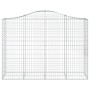 Gabionenkörbe 14 Stk. Bogenform Eisen 200x50x140/160 cm von vidaXL, Töpfe und Pflanzgefäße - Ref: Foro24-3145694, Preis: 1,00...