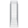 Gabionenkörbe 14 Stk. Bogenform Eisen 200x50x140/160 cm von vidaXL, Töpfe und Pflanzgefäße - Ref: Foro24-3145694, Preis: 1,00...