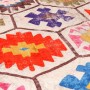Alfombra lavable antideslizante multicolor 80x150 cm