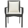 Garden chairs with cushions 2 units black synthetic rattan by vidaXL, Garden sets - Ref: Foro24-319877, Price: 102,69 €, Disc...