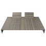 5-teiliges Gartenmöbel-Set und graue synthetische Rattankissen von vidaXL, Gartensets - Ref: Foro24-42889, Preis: 941,32 €, R...