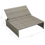 5-piece garden furniture set and gray synthetic rattan cushions by vidaXL, Garden sets - Ref: Foro24-42889, Price: 941,32 €, ...