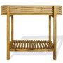 Arriate de madera maciza de acacia y zinc de vidaXL, Maceteros y jardineras - Ref: Foro24-43793, Precio: 117,29 €, Descuento: %