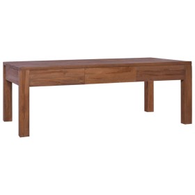 Mesa de centro de madera maciza de teca 110x60x40 cm