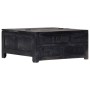 Massiver Couchtisch aus schwarzem Mangoholz, 65 x 65 x 30 cm von vidaXL, Couchtisch - Ref: Foro24-247986, Preis: 230,75 €, Ra...