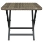 Grauer Klapptisch aus synthetischem Rattan, 45 x 35 x 32 cm von vidaXL, Gartentische - Ref: Foro24-362252, Preis: 26,02 €, Ra...