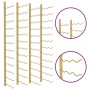 Wandflaschenhalter für 36 Flaschen 2 Einheiten goldenes Eisen von vidaXL, Weinregale - Ref: Foro24-340890, Preis: 114,55 €, R...