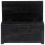 Massiver Couchtisch aus schwarzem Mangoholz, 65 x 65 x 30 cm von vidaXL, Couchtisch - Ref: Foro24-247986, Preis: 230,75 €, Ra...
