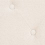 Conjunto de sofás 2 piezas tela blanco crema