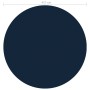 Cubierta solar de piscina de PE flotante negro y azul 417 cm de vidaXL, Cubiertas para piscina - Ref: Foro24-92976, Precio: 5...