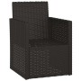 Gartensessel mit schwarzem synthetischem Rattankissen von vidaXL, Gartenstühle - Ref: Foro24-362322, Preis: 78,05 €, Rabatt: %