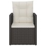 Garden armchair with black synthetic rattan cushion by vidaXL, Garden chairs - Ref: Foro24-362322, Price: 78,47 €, Discount: %