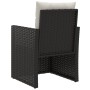 Gartensessel mit schwarzem synthetischem Rattankissen von vidaXL, Gartenstühle - Ref: Foro24-362322, Preis: 78,05 €, Rabatt: %