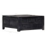 Massiver Couchtisch aus schwarzem Mangoholz, 65 x 65 x 30 cm von vidaXL, Couchtisch - Ref: Foro24-247986, Preis: 230,75 €, Ra...
