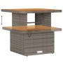 Conjunto de sofá de jardín 10 pcs Gris ratán sintético